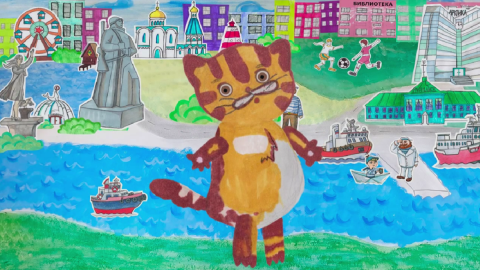 Кот Семен в мультфильме