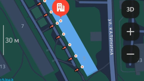 Карта местности