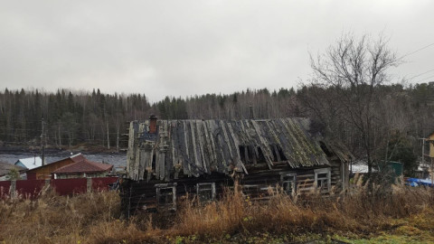Село Умба весной