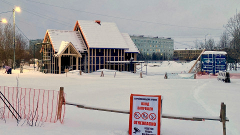 храм снег мурманск