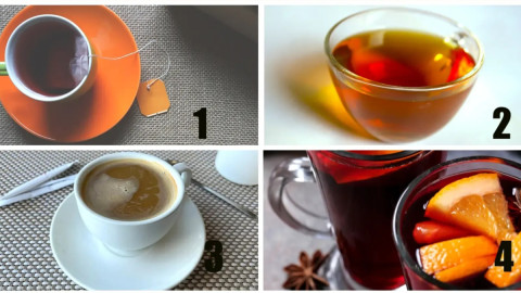 четыре чашки чая