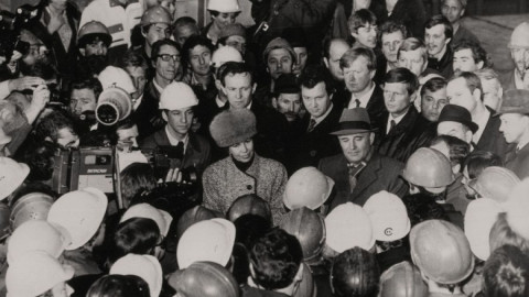 Горбачев на комбинате в Мончегорске