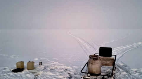 Мурманск лед рыбалка рыба улов