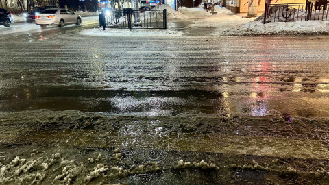 Слякоть в Мурманске