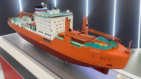 Макет судна "Иван Фролов"