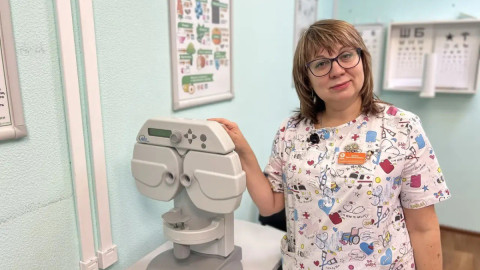 Оборудование позволяет стимулировать сетчатку глаз