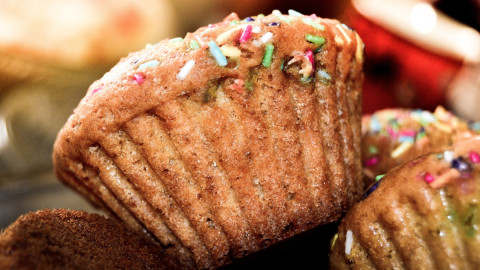 Кекс крупным планом