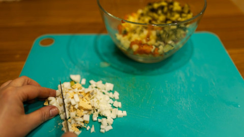 Приготовление салата