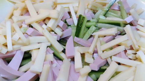 Приготовление салата