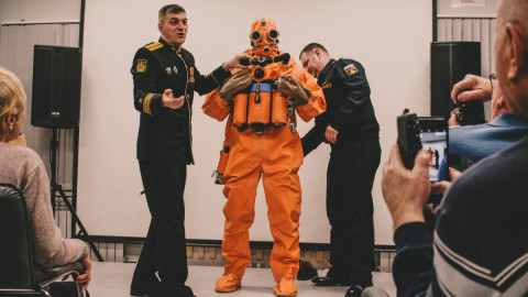 флот подлодка моряки