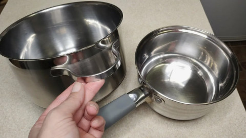 Чистые кастрюли