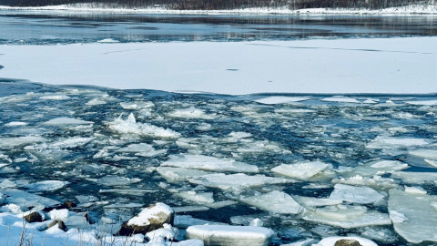 Лед на реке Тулома