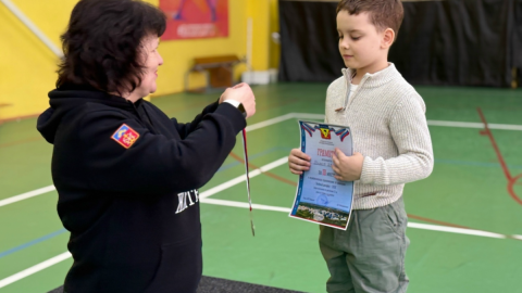 награждение юных пловцов