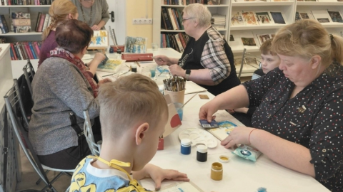 мастер-класс рисование в библиотеке