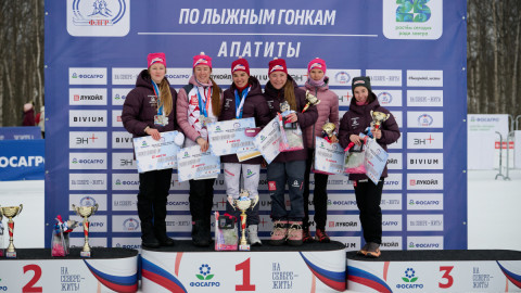 Победители этапа ФосАгро Кубка России по лыжным гонкам