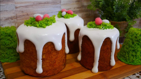 Куличи в глазури