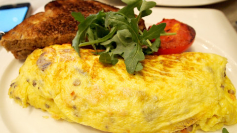 Омлет с зеленью