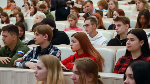 Студенты МАУ в аудитории