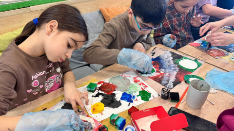 дети во время мастер-класса