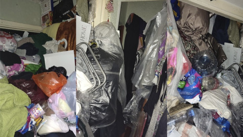 горы мусора в квартире