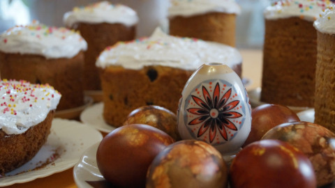 Куличи и яйца