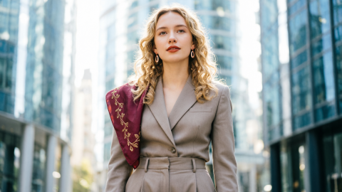 Девушка в мегаполисе