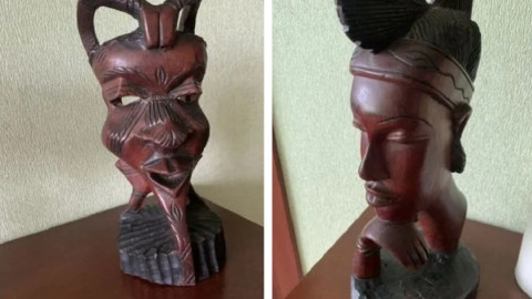 африканские маски из дерева