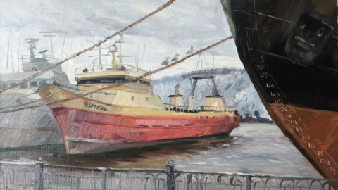 Корабль у причала