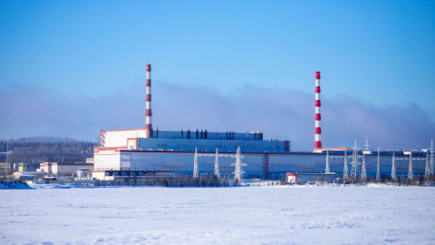 Кольская АЭС зимой