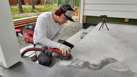 Стяжка крыльца