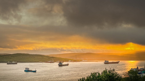 Солнце над Кольским заливом