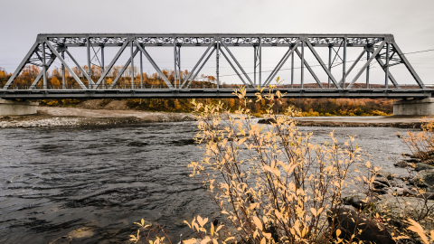 мурманск Кола мост РЖД
