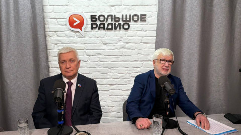 Михаил Белошеев и Виктор Сайгин на Большом Радио