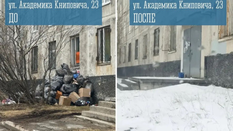 состояние улицы до и после уборки