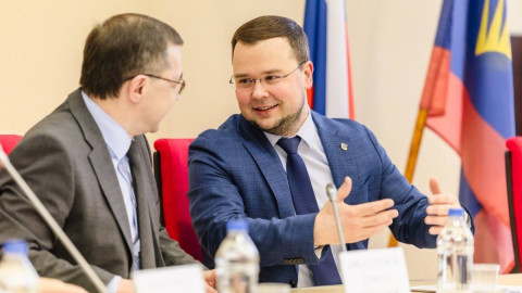 Иван Лебедев на заседании Горсовета