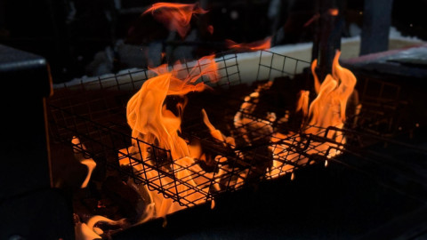 Шашлык на мангале