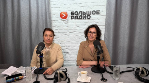Лукичева и Сулима в студии Большого Радио