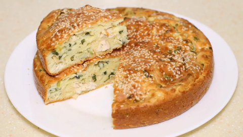 пирог с курицей