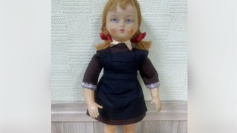 кукла в советской школьной форме