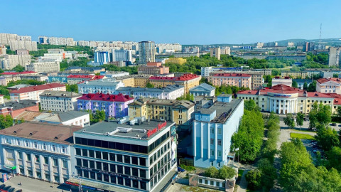 панорамный вид на Мурманск