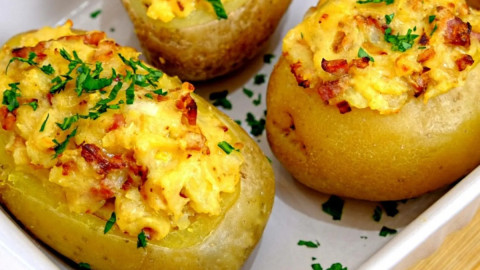 картошка с орехами