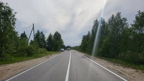 автомобильная дорога с разметкой