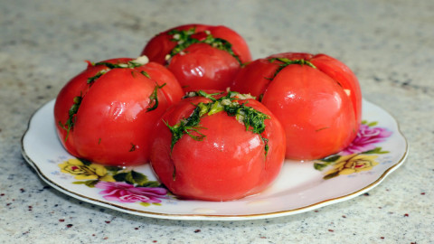закуска из помидоров