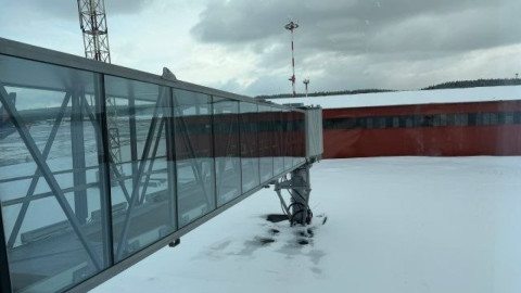 Телетрап в аэропорту Мурманск