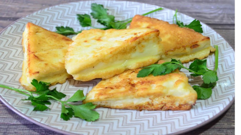 Жареный сыр по-кавказски