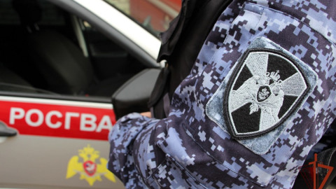 нашивка на рукаве росгвардейца