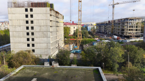 Стройка в Мурманске