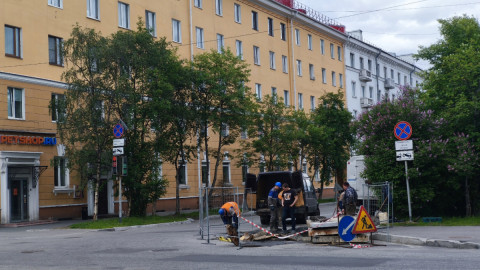 Дорога в Мурманске