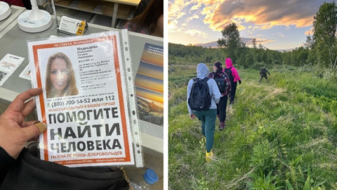 добровольцы ищут пропавшую девушку