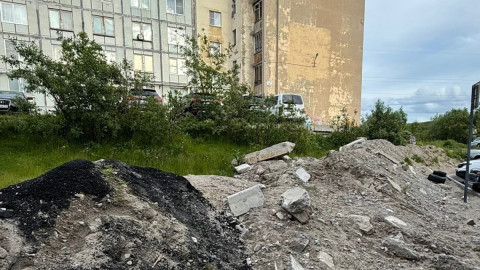 свалка строительного мусора
